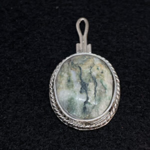 Gray Agate Pendant