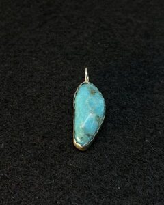 Turquoise Pendant 24X 11 mm