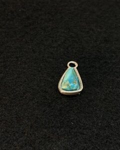 Turquoise Pendant 11X14 triangle