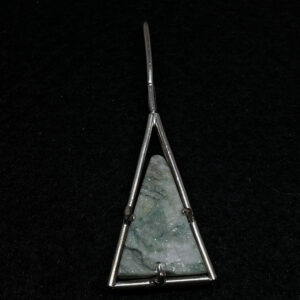 Quartz Green Pendant 25x65 mm