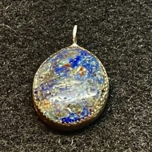 Azurite Malachite  Pendant  20 mm